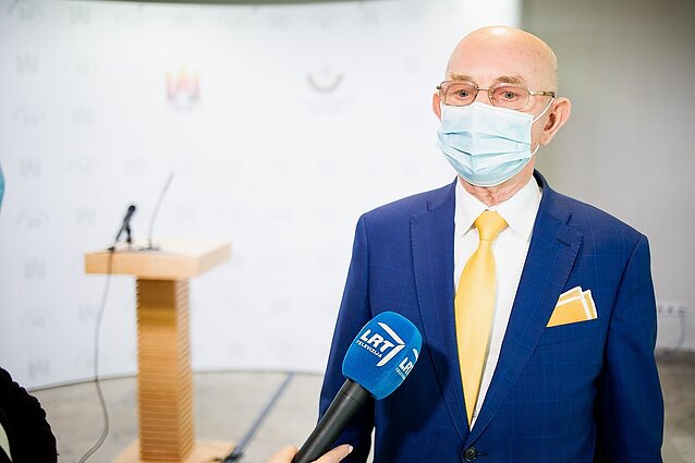 Koronavirusu be simptomų susirgęs Vinkus: jei nebūčiau skiepytas, nežinia kaip virusas būtų paveikęs sveikatą