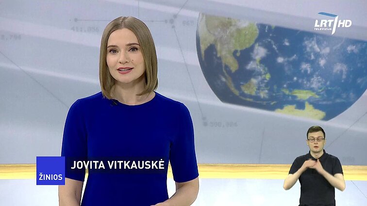 Žinios. Sportas. Orai (su vertimu į gestų k.)