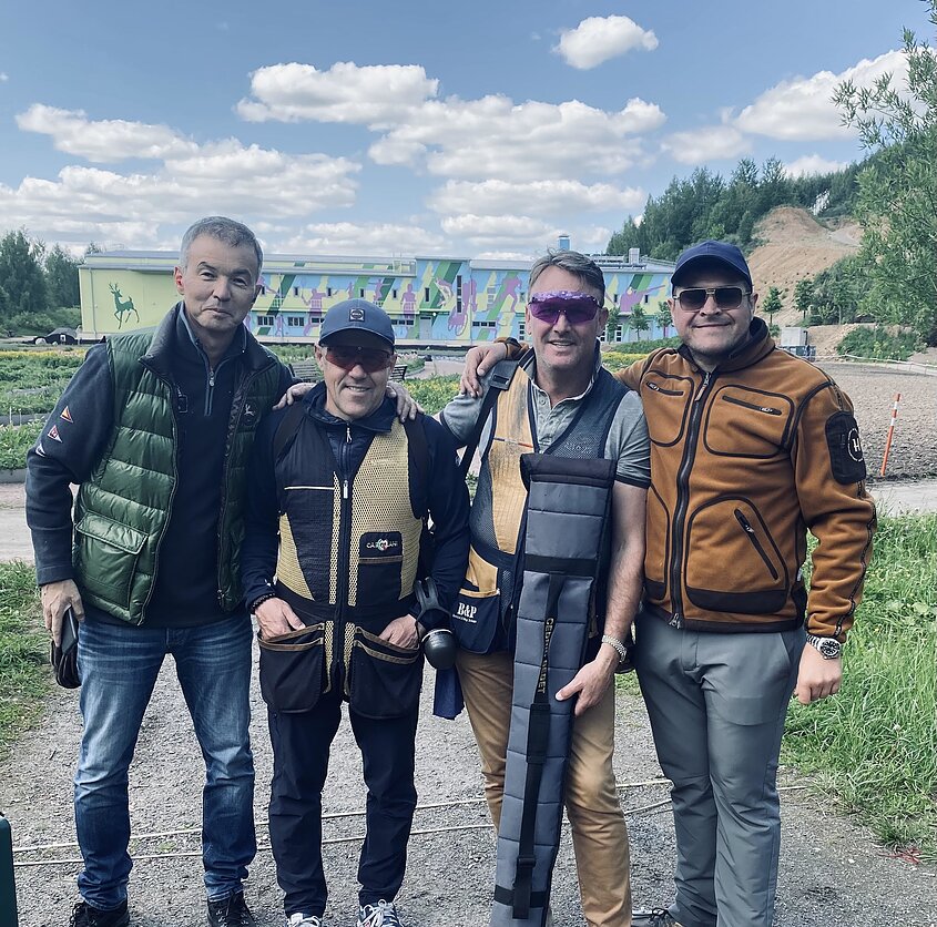 Virgilijus Grybė (antras iš kairės) su čempionato prizininkais