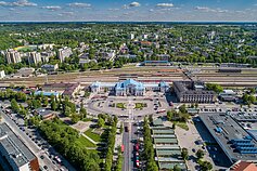 Vilnius railway station as it looks now