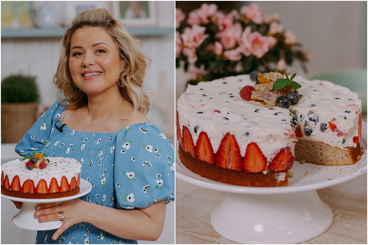 „Beatos virtuvėje“ – vasariška torto „Medutis“ versija