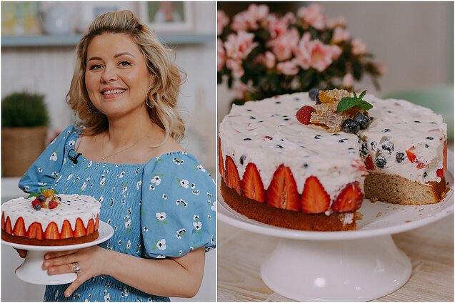 „Beatos virtuvėje“ – vasariška torto „Medutis“ versija