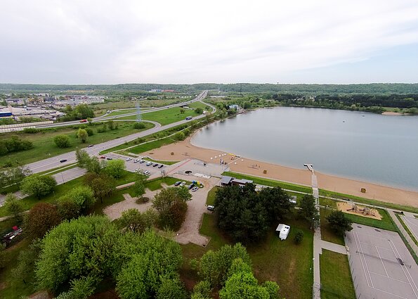 Лампеджяйский пляж в Каунасе