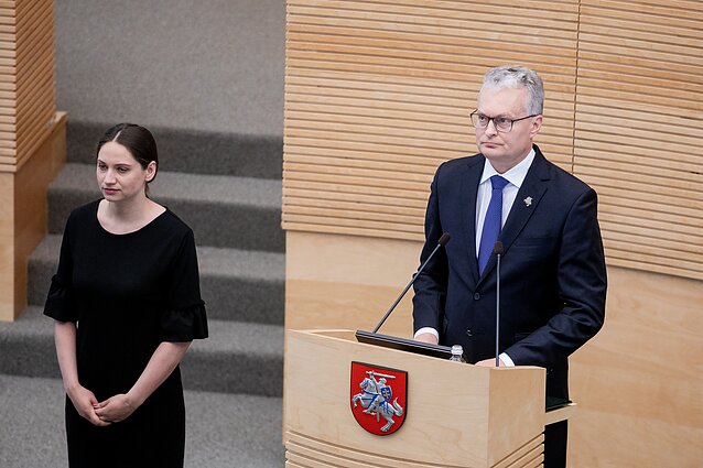Dienos tema. Valentinavičius: prezidentas nuosekliai piešia vaizdą, kad yra neklystanti tauta (su vertimu į gestų k.)