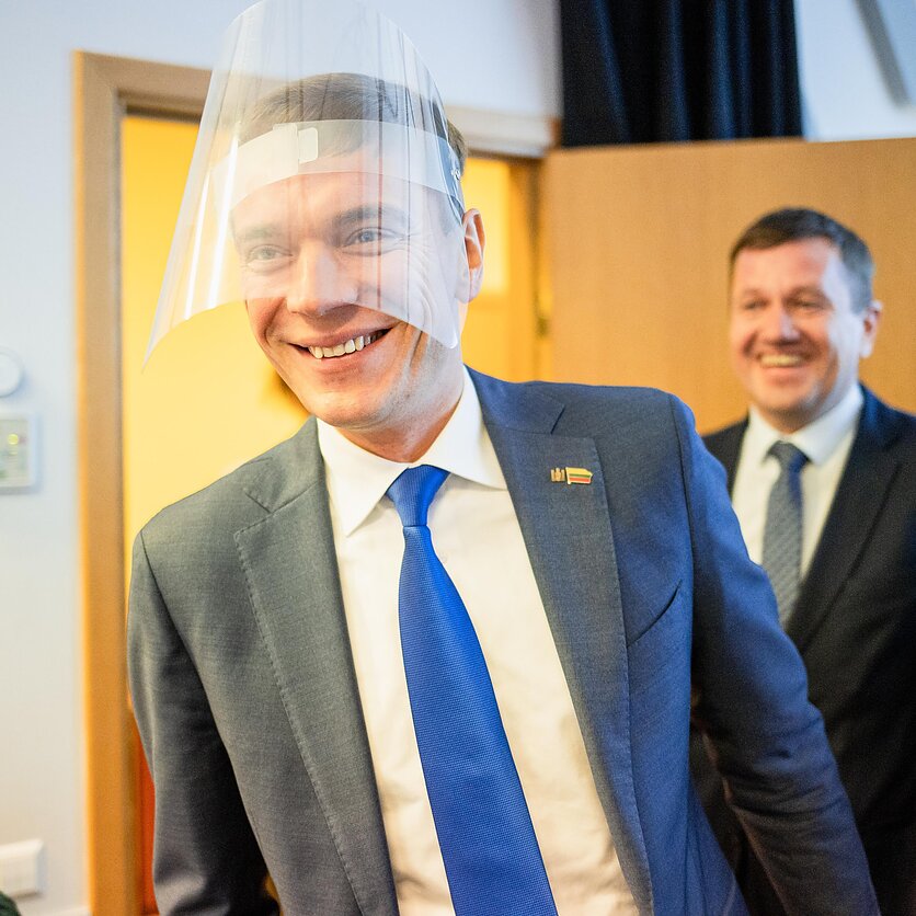 J. Stacevičiaus / LRT nuotr., Mindaugas Puidokas Darbo partijos rinkimų štabas