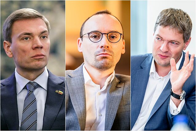 Mindaugas Puidokas, Matas Maldeikis ir Andrius Mazuronis