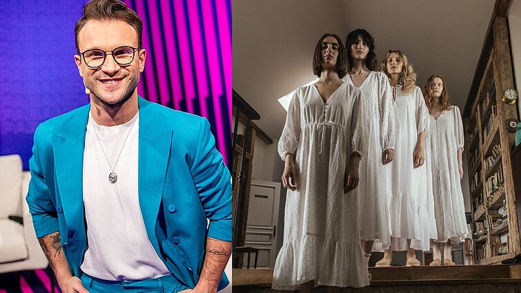 Kadras iš Vaido Baumilos klipo filmavimo