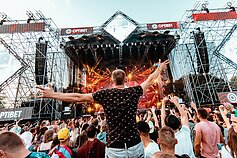 Karklės festivalio akimirka Karklės festivalio akimirka