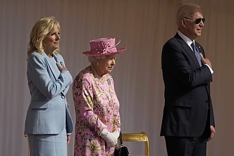 Elžbieta II ir Joe Bidenas, Jill Biden