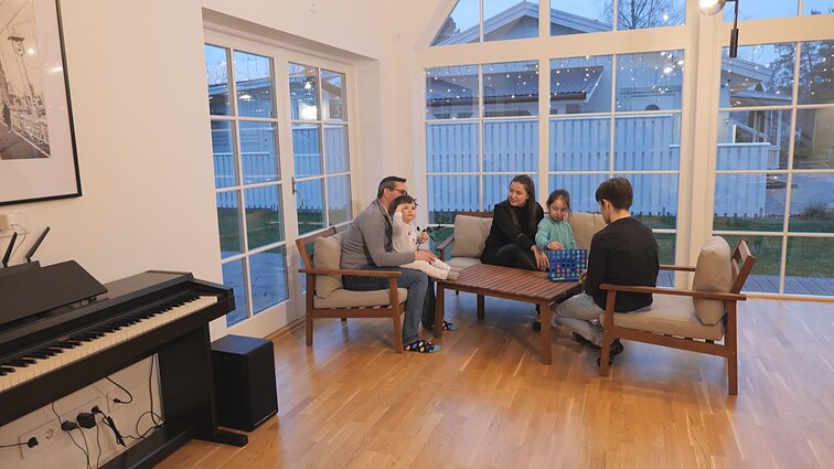 Giedrės ir Timūro šeima Stokholme