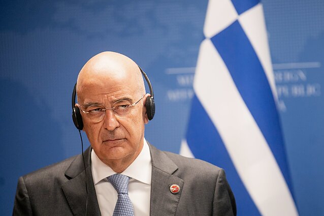 Greek Foreign Minister Nikos Dendias