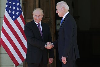 Vladimiras Putinas ir Joe Bidenas