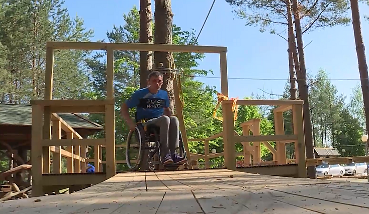 Laipiojimo pramogos – visiems: Zarasuose trasas galima įveikti su neįgaliojo vežimėliu