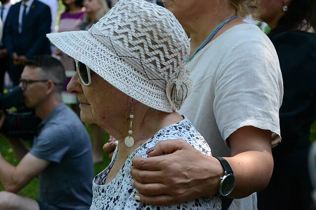 Lithuanian PM Ingrida Šimonytė takes part in the inaugural of the Memory Road 1941–2021 project.