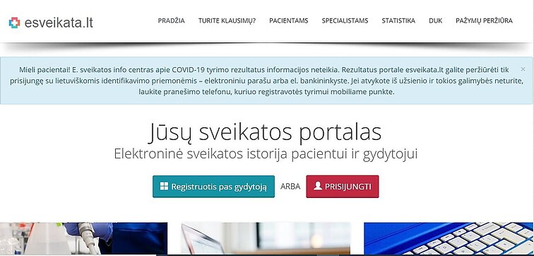 Žinios. Į e. sveikatą vis dar negalima suvesti užsienyje pasiskiepijusių lietuvių duomenų