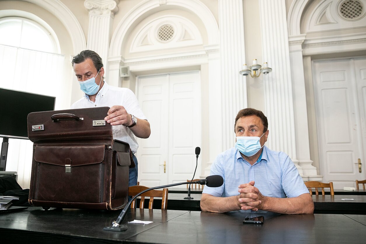 Petras Gražulis teisme