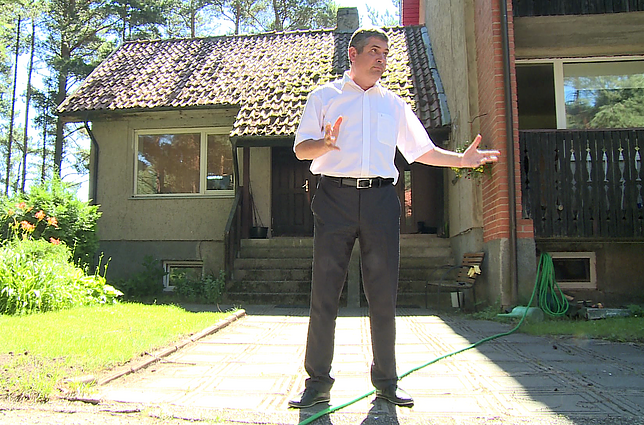 Darius Jasaitis prie savo būsto