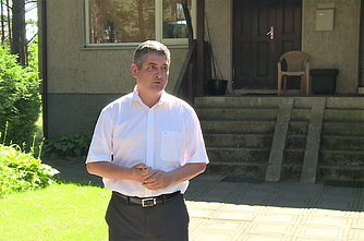 Darius Jasaitis prie savo būsto