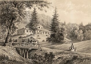 The café “Country coffee” that was established in Ribiškės manor near Vilnius in the beginning of the 19th century.