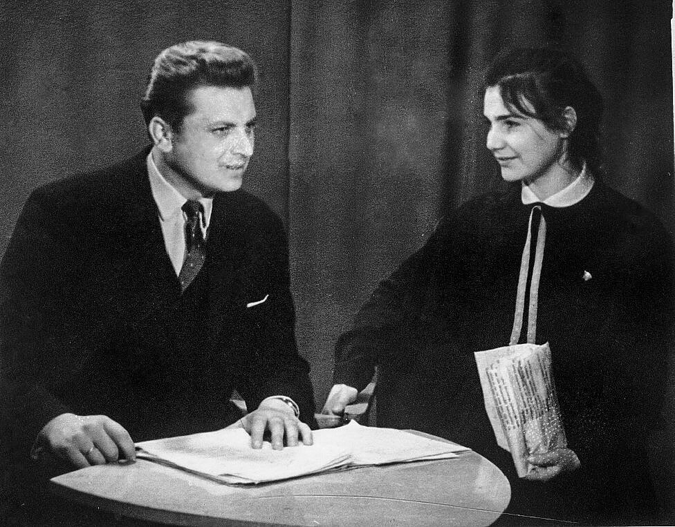 Diktorius Juozas Baranauskas studijoje