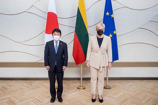 Lietuvoje vieši Japonijos užsienio reikalų ministras Lietuvoje vieši Japonijos užsienio reikalų ministras
