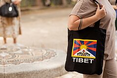 Tibeto skvere Užupyje paminėtas 86-asis Dalai Lamos gimtadienis