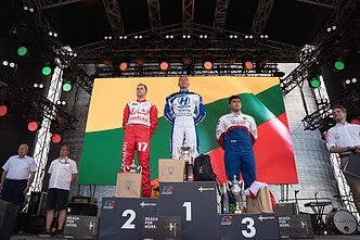 Edgaras Riabko Kupiškio mariose tapo vandens formulių F2 pasaulio čempionato lyderiu