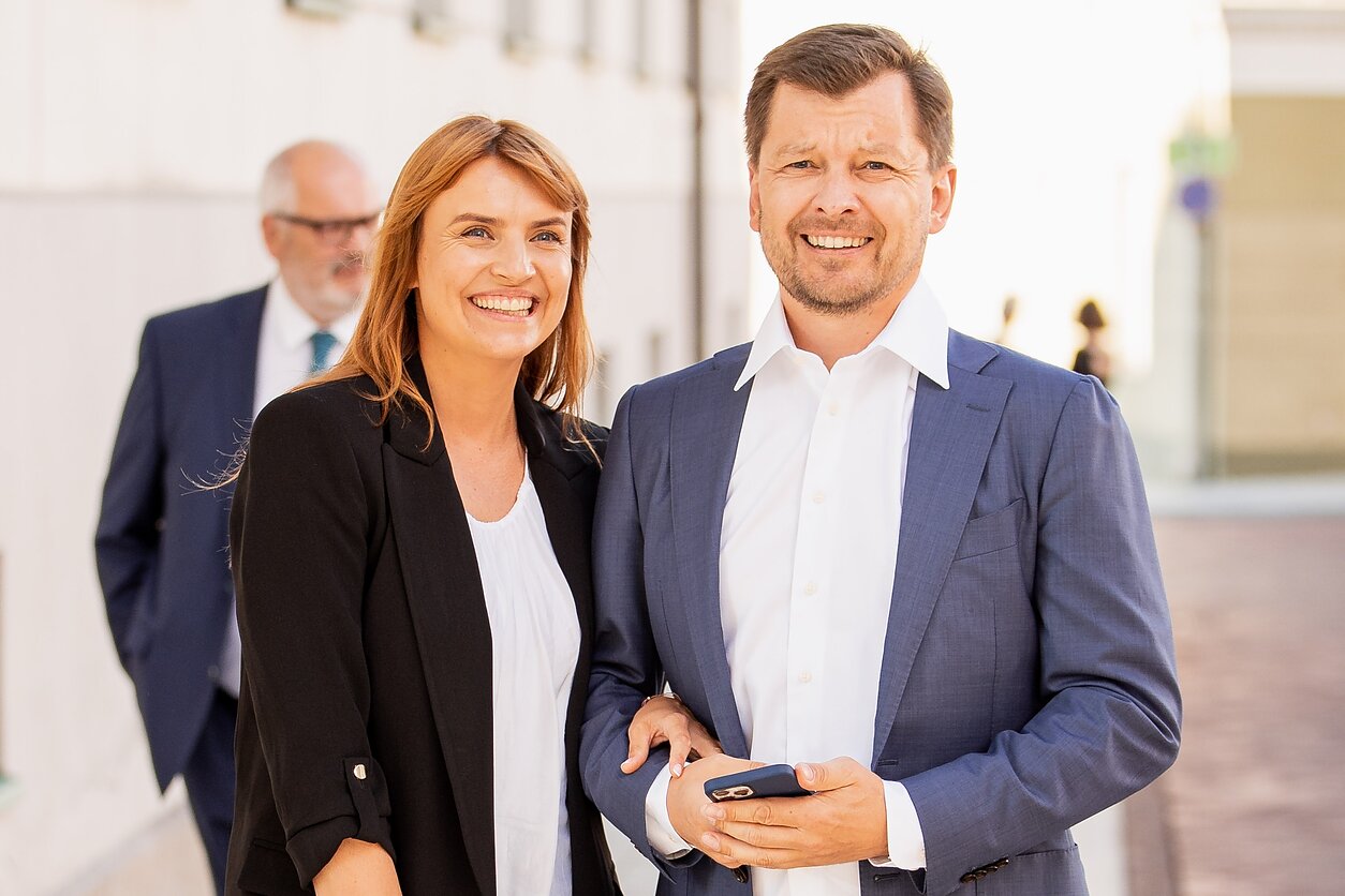 Vlada Musvydaitė ir Gediminas Vilčiauskas