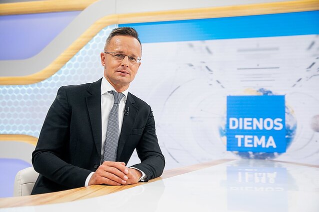 Dienos tema. Szijjarto apie Vengrijoje priimamus įstatymus: nei Briuselis, nei Strasbūras neturėtų mums aiškinti, ką daryti (su vertimu į gestų k.)