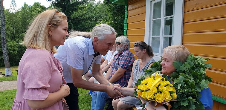 Dovilė Zelčiūtė. Antano Miškinio premijos teikimas Juknėnuose