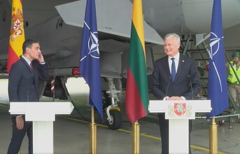 Spain scrambles military jets in Lithuania, interrupting live conference at airbase Spain scrambles military jets in Lithuania, interrupting live conference at airbase