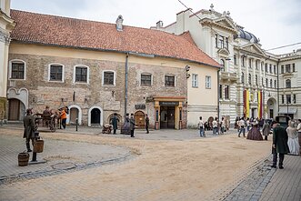 Filming of Sisi in Vilnius