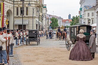 Filming of Sisi in Vilnius