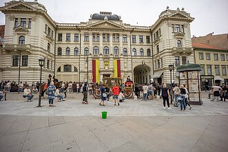 Filming of Sisi in Vilnius