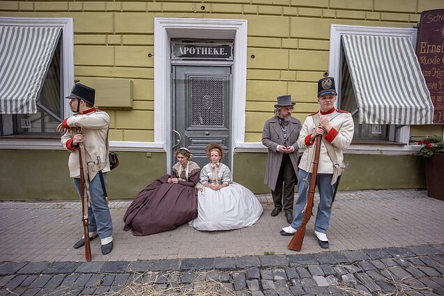 Filming of Sisi in Vilnius