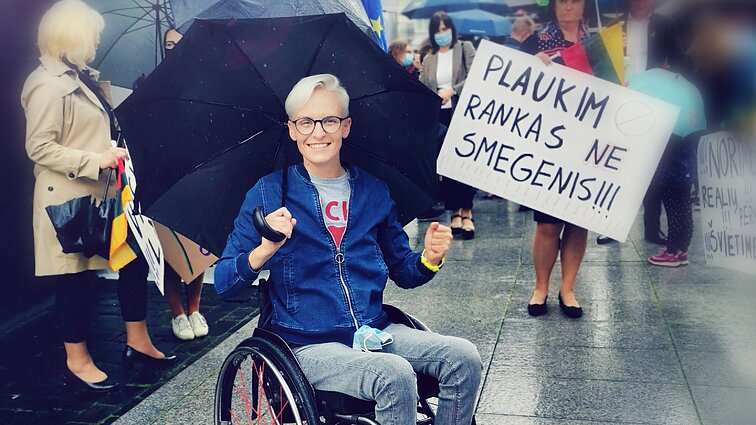 Gyvenimo citrinos. Po traumos nebegalinti vaikščioti Aistė Krušinskaitė: tai ne negalia, tai mano supergalia