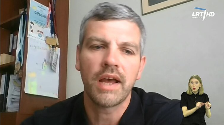 Žinios. Sportas. Orai (su vertimu į gestų k.)