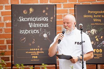 Projekto „Skaniausios Vilniaus istorijos“ pristatymas Projekto „Skaniausios Vilniaus istorijos“ pristatymas