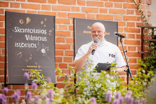 Projekto „Skaniausios Vilniaus istorijos“ pristatymas Projekto „Skaniausios Vilniaus istorijos“ pristatymas