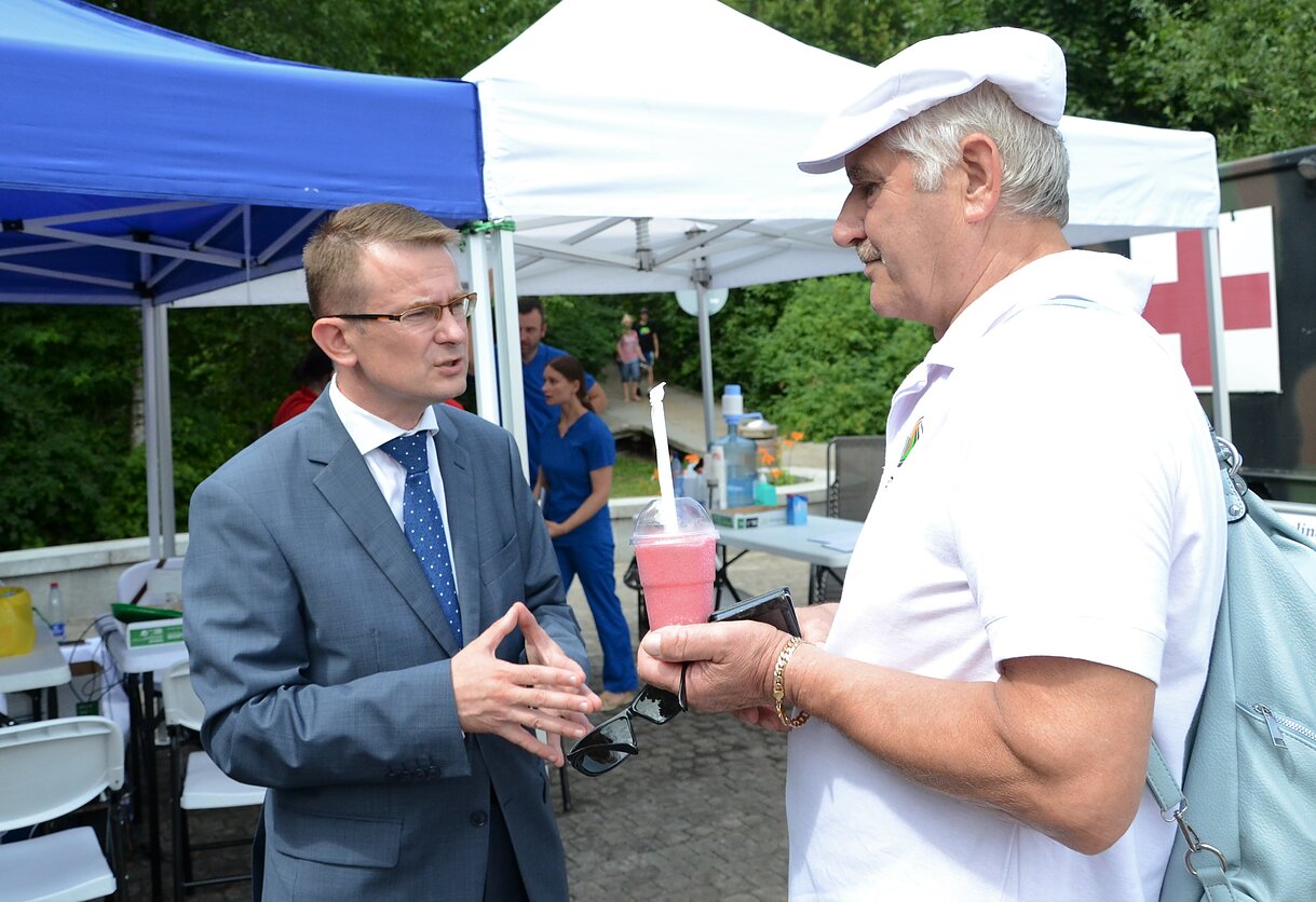 Sveikatos apsaugos ministras A. Dulkys lankosi Palangoje