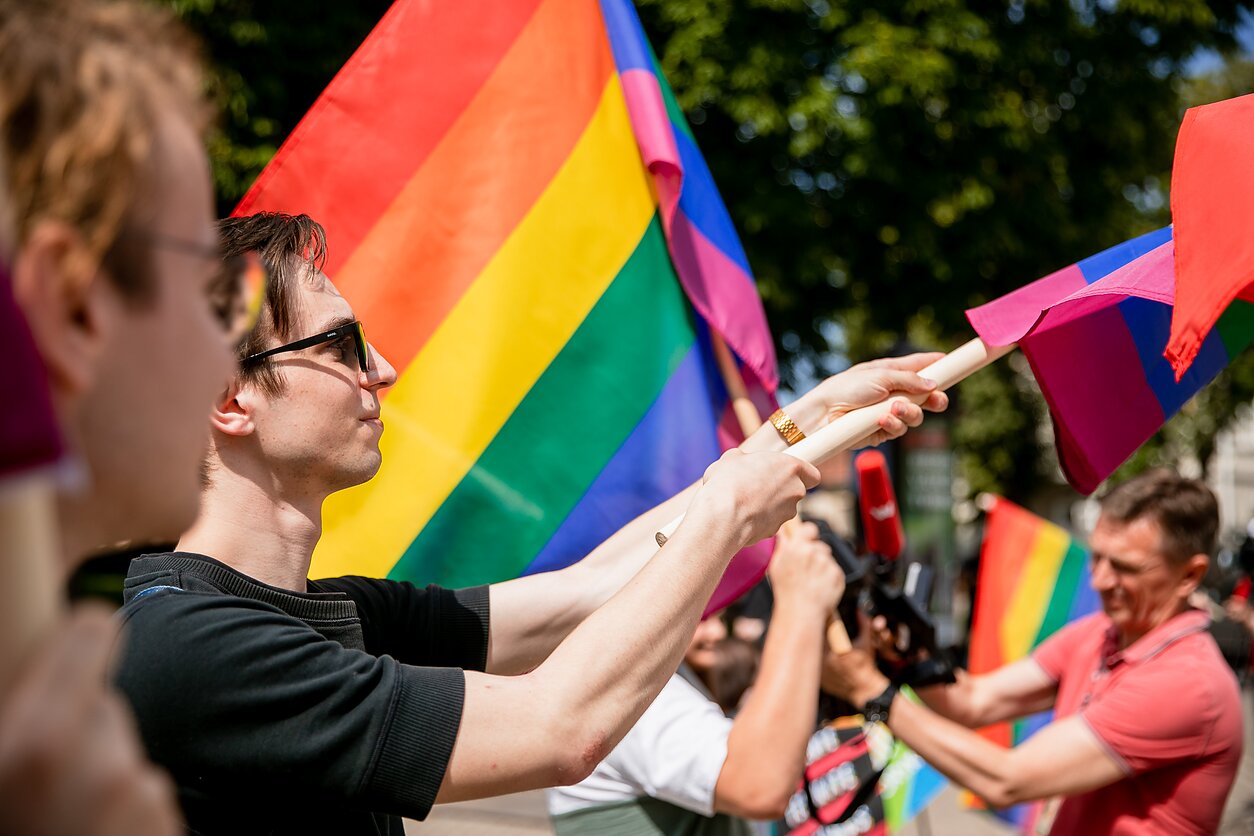 LGBT palaikymo akcija (asociatyvi nuotr.)