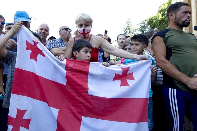 Protestai Sakartvele Protestai Sakartvele