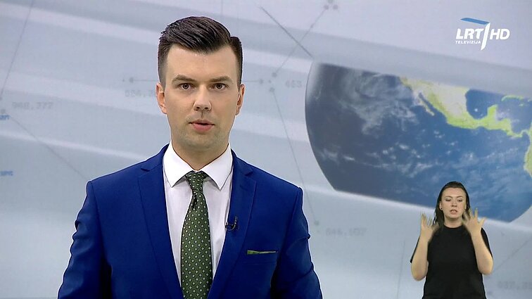Žinios. Sportas. Orai (su vertimu į gestų k.)