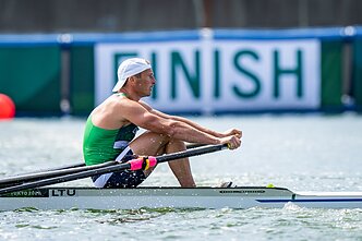 Mindaugas Griškonis startavo Tokijuje