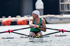 Mindaugas Griškonis startavo Tokijuje