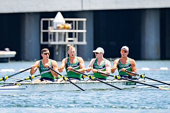 Lietuvos irkluotojų keturvietė Tokijuje