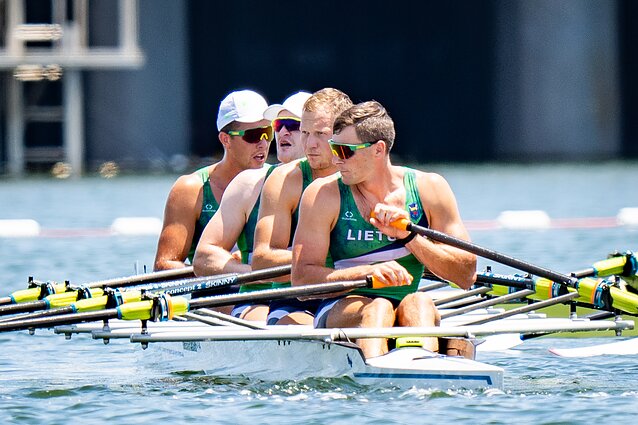 Lietuvos irkluotojų keturvietė Tokijuje