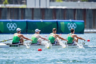 Lietuvos irkluotojų keturvietė Tokijuje