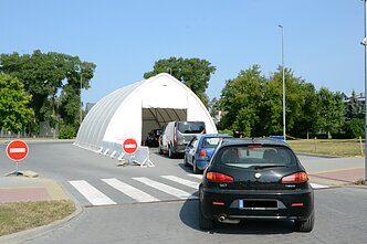 Mobilus tyrimų punktas Palangoje, COVID-19 testai