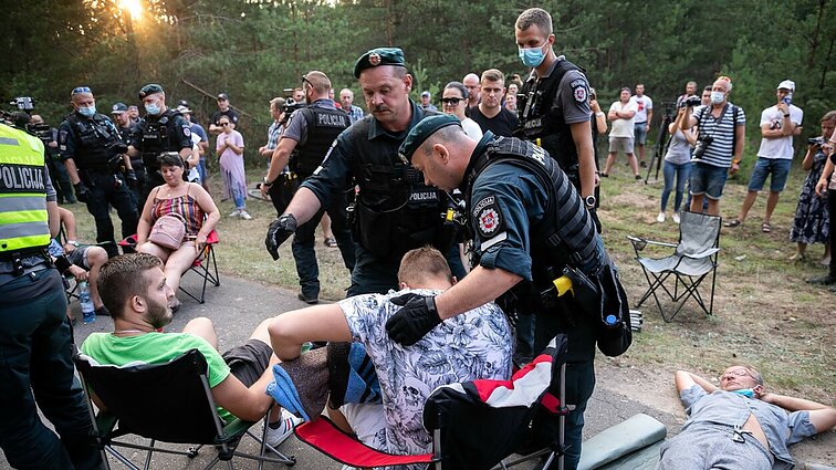 Gintautas Mažeikis: jei nebus įveiktas susipriešinimas tiek su migrantų, tiek su visuomenės protestais, turėsime politinę krizę